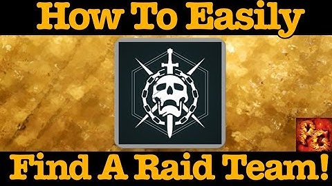 Destiny: How To Find A Raid Team And Make New Friends! (Guide To Meeting New People In Destiny)