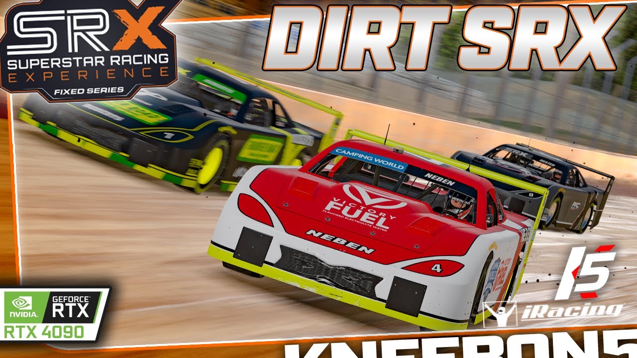 Srx Dirt Racing SRX Fixed - Cedar Lake - iRacing Dirt - YouTube
