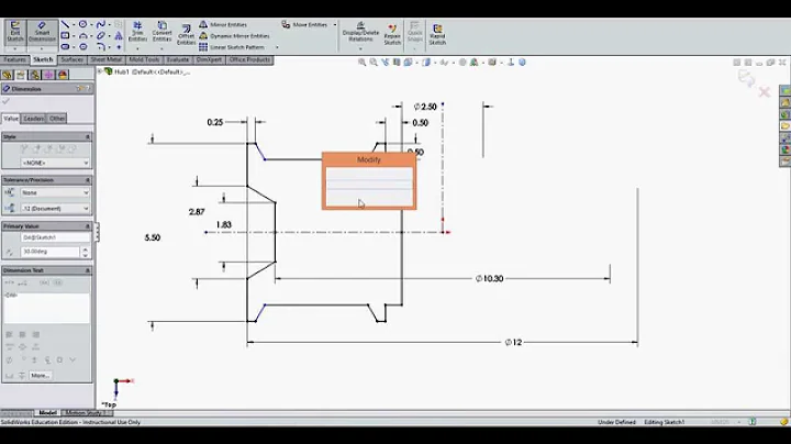 Dimensioning Angles