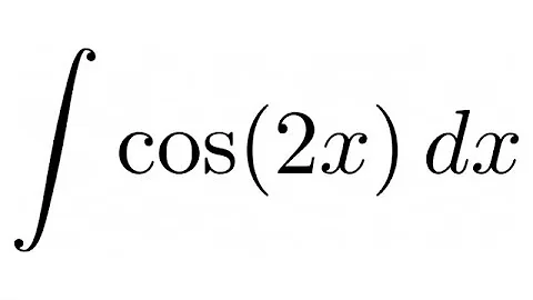 Integral of cos(2x)