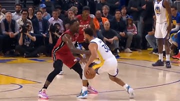 Steph Curry shows some Extra handle on Bam Adebayo 🔥