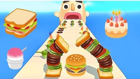 Sandwich Runner - SpeedRun All Levels Gameplay Walkthrough New Update Ep 1 to 5#sandwich