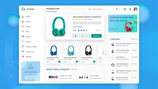 Amazing Ecommerce Website ui Design in figma | Online Shop Website Design screenshot 3