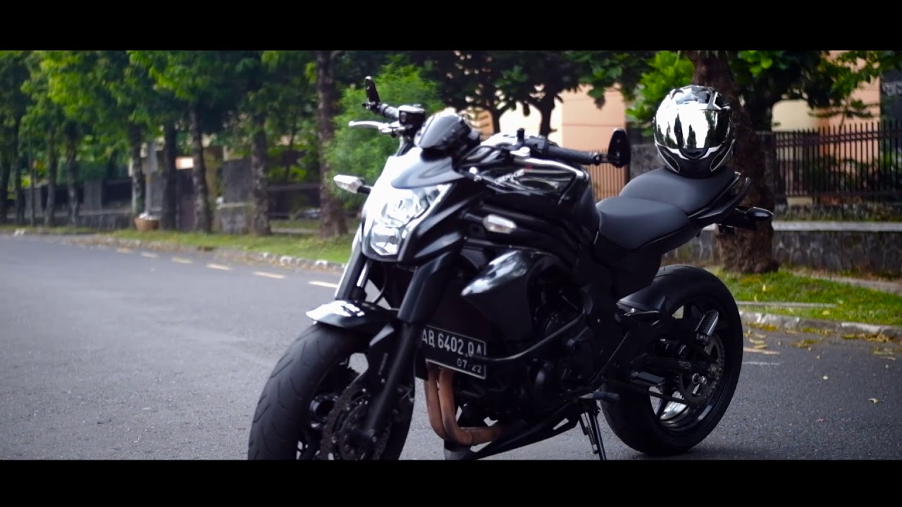 [CINEMATIC]: Modifikasi Simpel Kawasaki ER6-N | The Black Beast ...