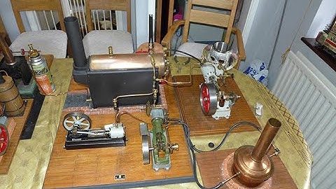 VIDEO 7 STUART 504 BOILER STEAMING A STUART S 50 ...STUART No.8 AND A STUART No9 ALL TOGETHER