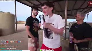 Chicken Andy Pov Ice Poseidon & The Leech Caravan In Tx - Restream For Yt Chat