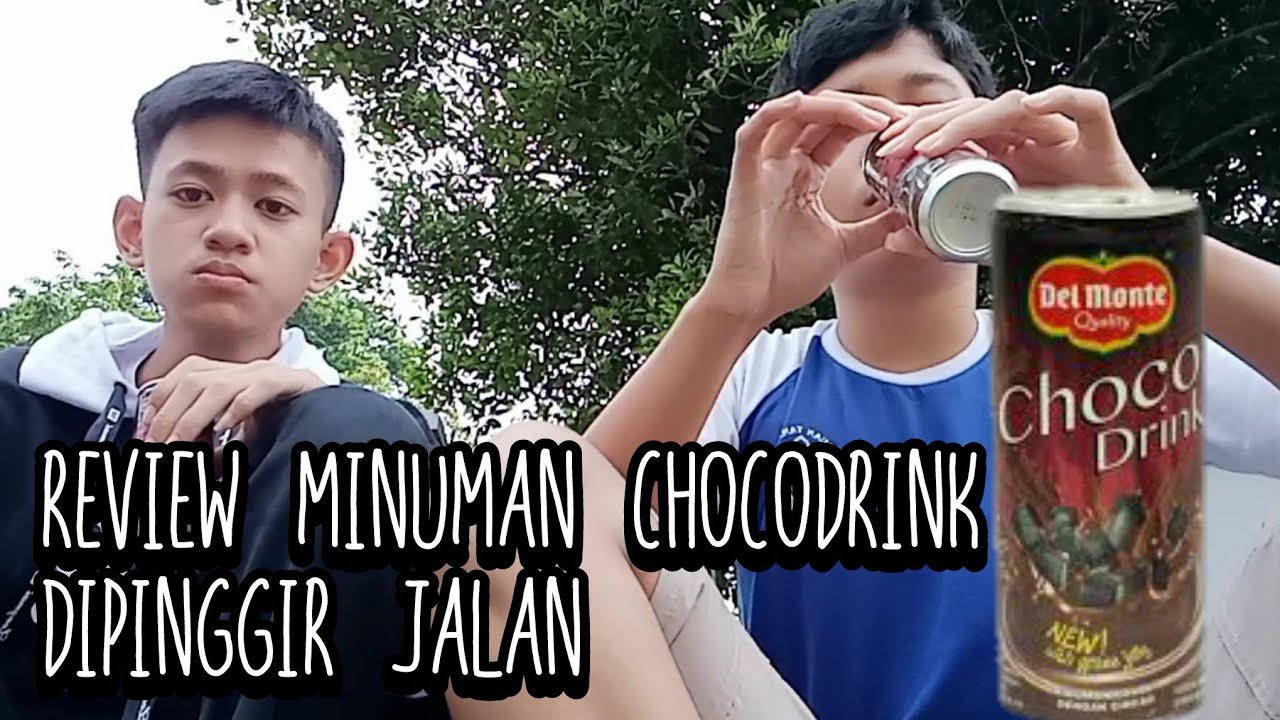 Review Minuman  Indomaret Choco Drink Di pinggir  jalan  