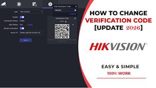 Hikvision DVR Verification Code Change | hikvision verification code reset