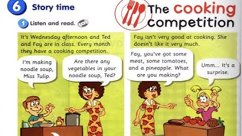 Story Time The Cooking Competition Student