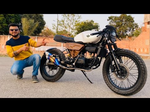 Hero Splendor Modified Bike Modification Into Cafe Racer Style Vampvideo Youtube