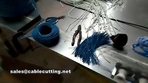 automatic cable measuring winding and cutting machine