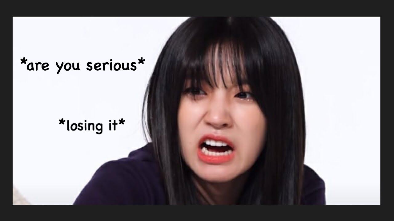 yuqi losing it for almost 5 minutes straight