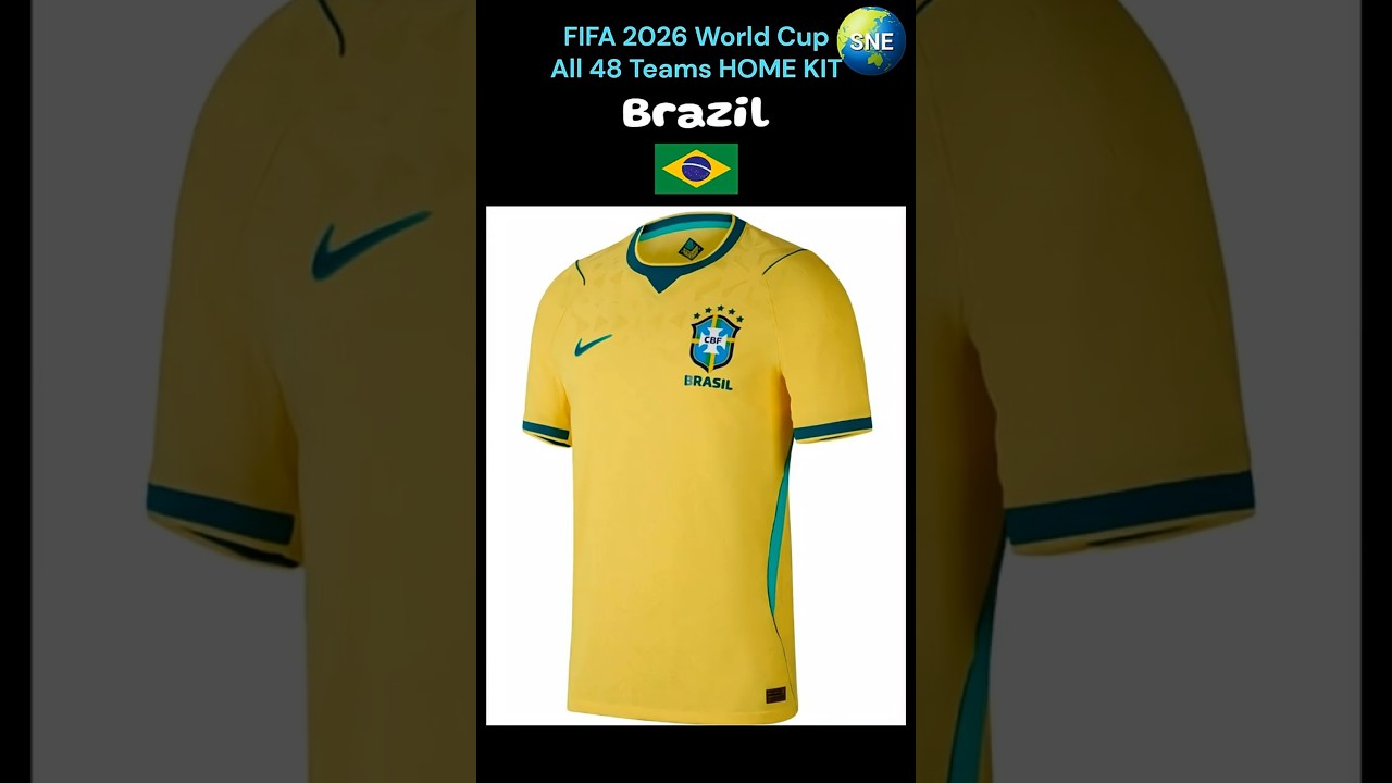 OFFICIAL 2026 World Cup HOME Jerseys || Every 48 Teams Released