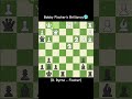 Robert James Fischer Brilliancy..#chess #chessedit #chesstok #bobbyfischer #chesspuzzle