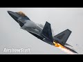 F-22 Raptor Twilight Afterburners - Battle Creek Airshow 2023