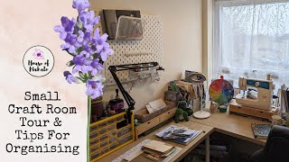 Small Craft Room Tour & How I Organise My Junk Journal Supplies