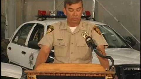 Sheriff Gillespie Addresses Media Concerning Offic...