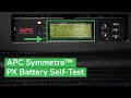 Initiating & Monitoring a Battery Self-Test on APC Symmetra™ PX 10-80kW | Schneider Electric Support