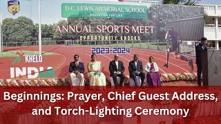 Annual Sports Meet - Opening Ceremony - D.C. Lewis Memorial School, Renukoot