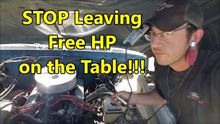 The Timing Light & Total Ignition Timing (Maximizing PEAK HP & Performance )