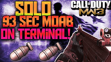MW3: Fast Solo 93 Second MOAB on Terminal + 107 Kills w/ Specialist! (Modern Warfare 3 Gameplay)