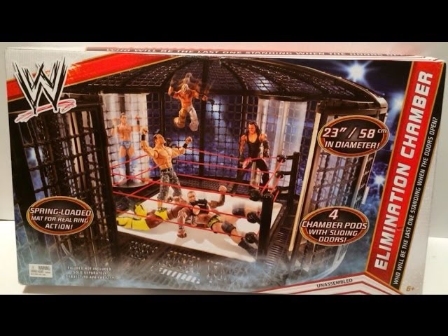 wwe elimination chamber ring playset