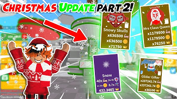 ⚔️Saber simulator⚔️ ❄️Christmas update Part 2❄️ | New Christmas pets!⛄