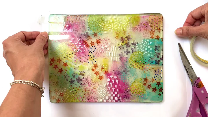 Mixed Media Tape Transfer with Gelli Arts® by Birgit Koopsen