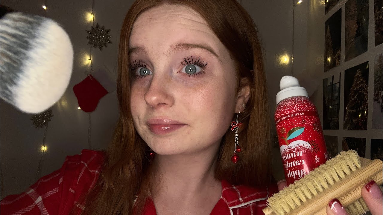 ASMR Girl Who’s Obsessed With You Gets You Ready For A Christmas Party 🎅🏼