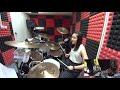    beyond  drum cover by alice lau