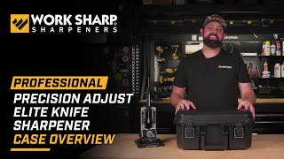 Work Sharp Professional Precision Adjust Elite Knife Sharpener Case Overview
