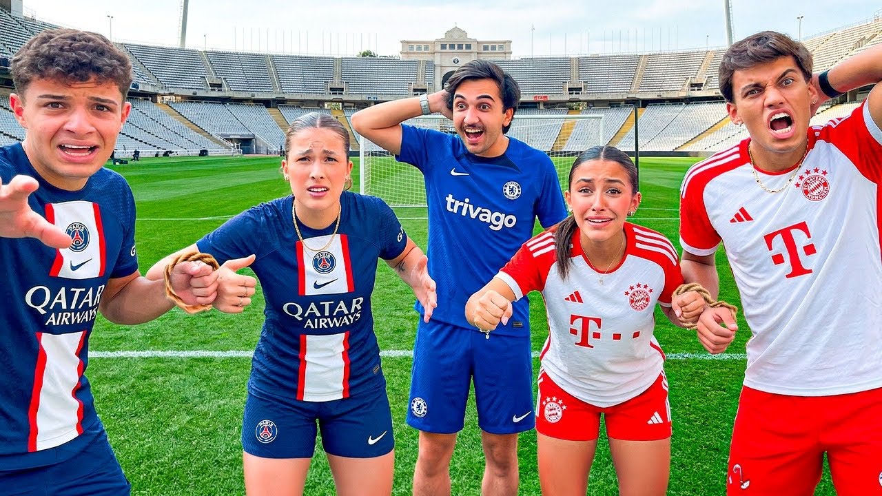 A Fefe E o Vini Jogaram Futebol Amarrados!!! *muito engraçado 