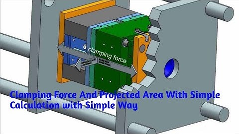 How to Calculate Projected Area & Clamping Force Calculation