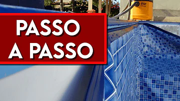 Como construir uma piscina de vinil passo a passo?