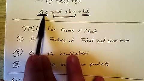 Factoring trinomials using Guess and Check 1 Mr. Stephens