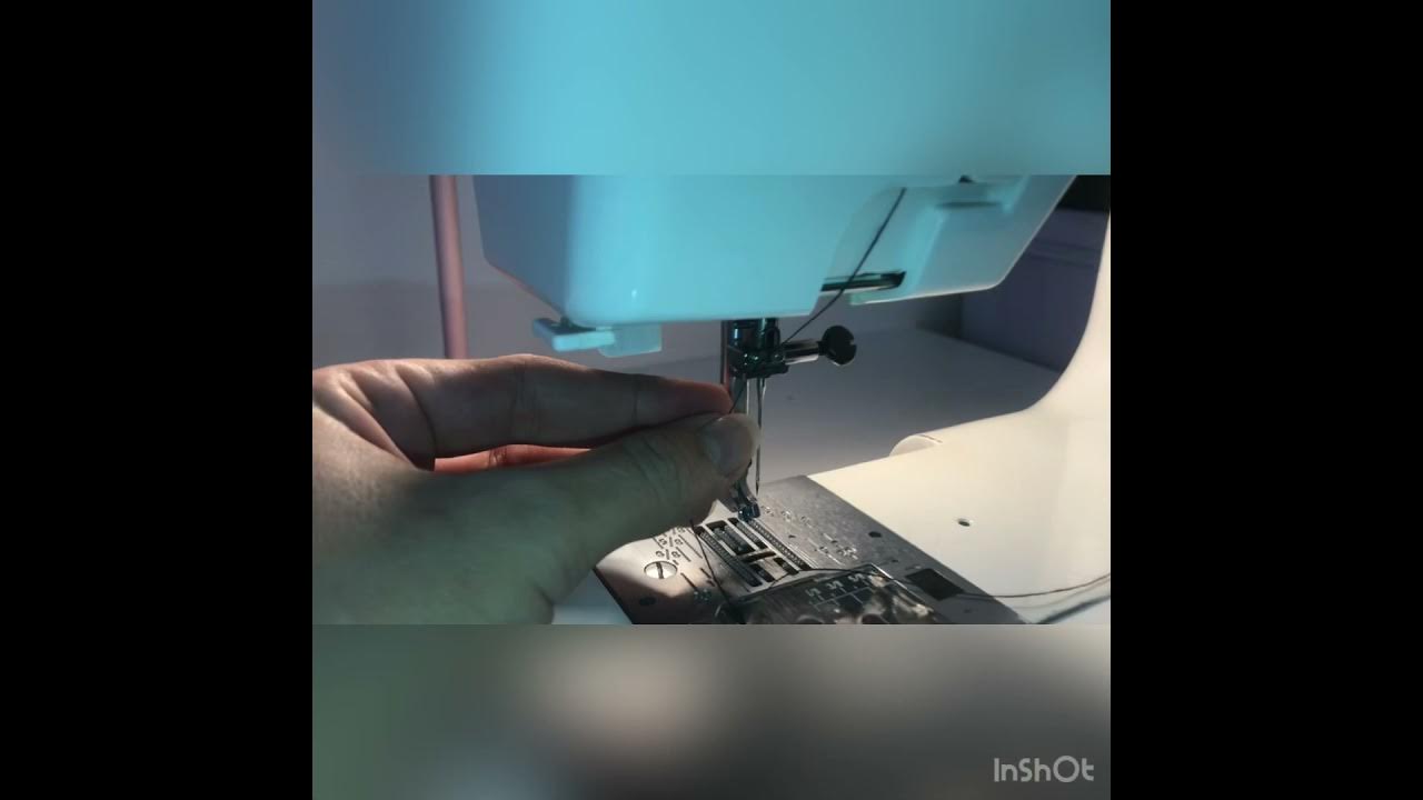 How to thread a Janome excel 18w YouTube