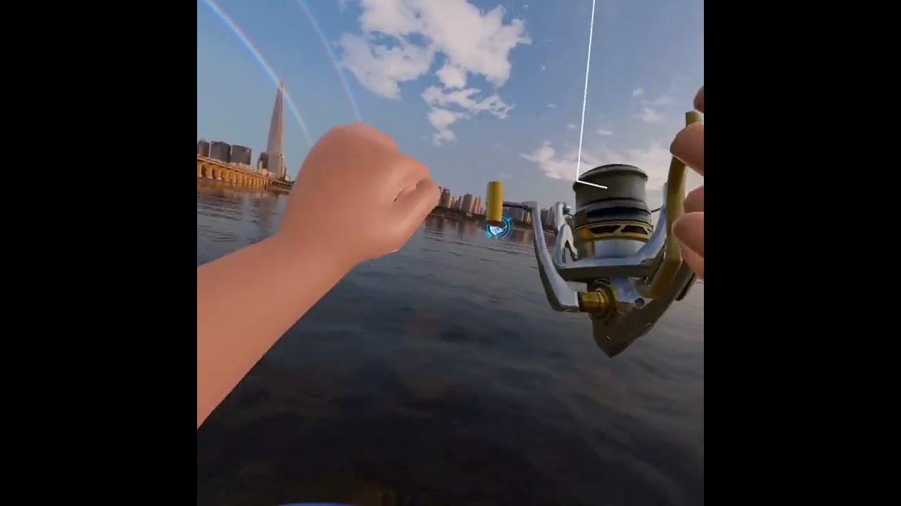Bass fishing in real fishing vr