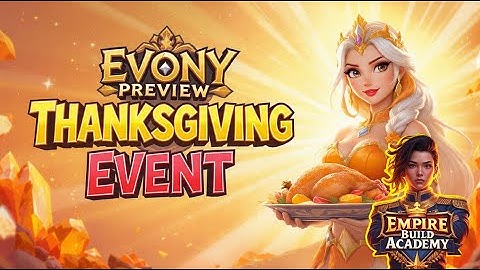 Evony Thanksgiving Event 2025