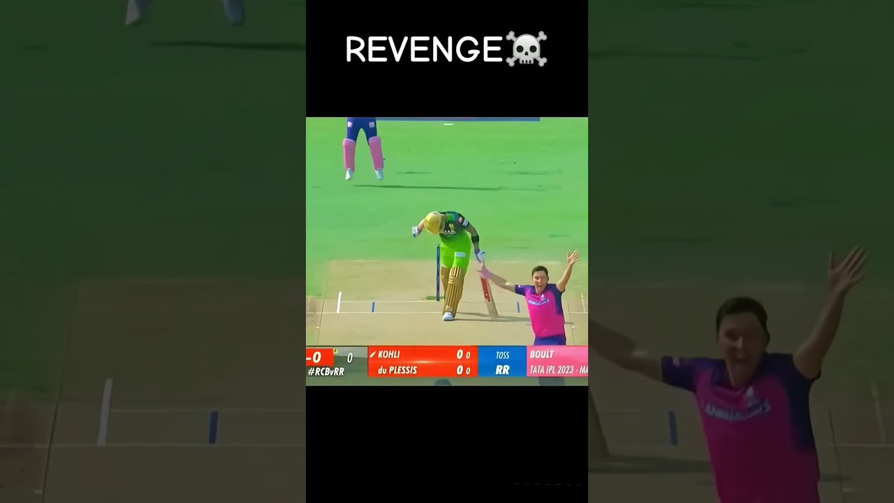 Kohli Revenge #cricket #ipl #rcb #kohli