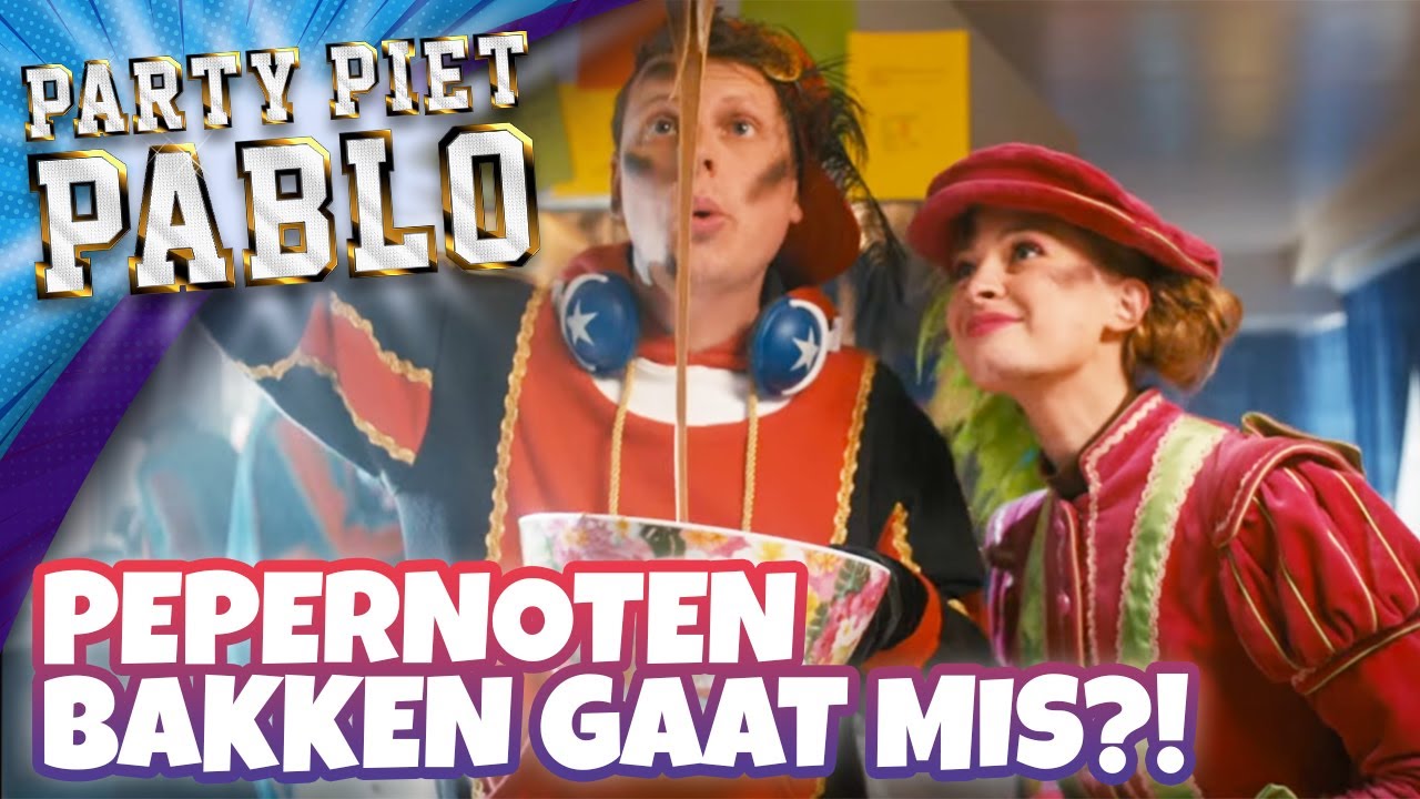Pepernoten bakken met Party Piet Pablo gaat HELEMAAL MIS! 😮🫢 - YouTube