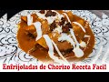 Enfrijoladas de Chorizo Receta Facil