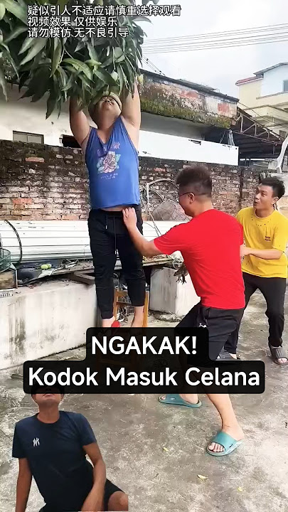 NGAKAK! Kodok dimasukin ke celana #funny #comedy #humor #reaksivideolucu #videoreaction #fypviralシ