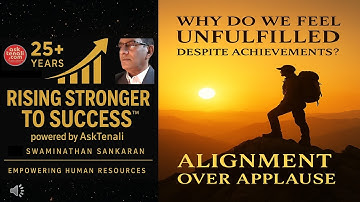 Why Do We Feel Unfulfilled Despite Achievements? Rising Stronger to Success™ Asktenali #shorts