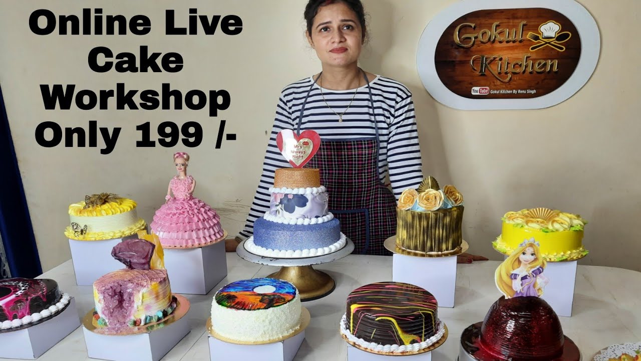 Only 199 ????????? Basic to Advance Master Cake Class Gokul Kitchen Cooking
