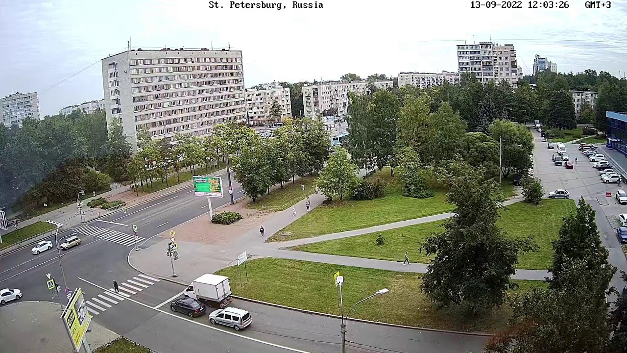 Live camera St. Petersburg. Онлайн веб-камера Санкт-Петербург. FullHD (1080p)