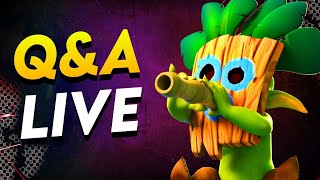 Q&A *LIVE* and Playing Top Ladder in Clash Royale