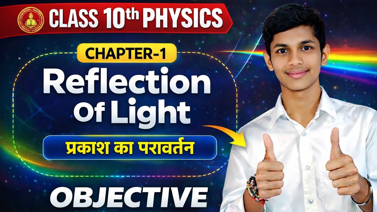 📚 Class 10th Physics – प्रकाश का परावर्तन (Reflection of Light) | Important Objective Questions 2027