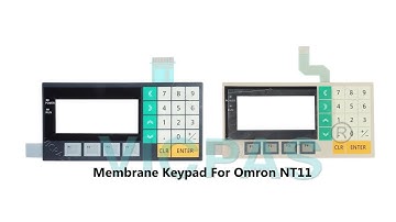 Membrane keypad switch for Omron NT11-SF121-EV1 repair with touch screen, lcd display replacement