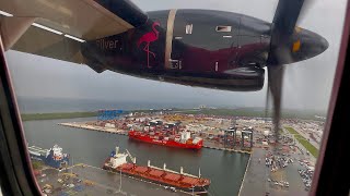 [4K] – Beautiful Fort Lauderdale Landing – Silver Airways – ATR ATR-72-600 – FLL – N700SV – SCS 1157