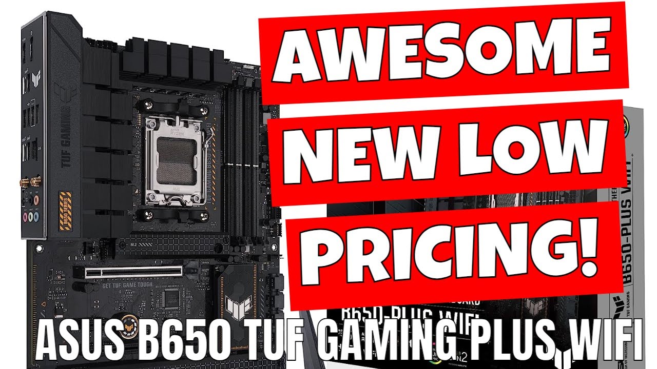  ASUS TUF Gaming B650-PLUS WiFi Socket AM5 (LGA 1718) Ryzen 7000  ATX Gaming Motherboard(14 Power Stages, PCIe® 5.0 M.2 Support, DDR5 Memory,  2.5 Gb Ethernet, WiFi 6, USB4® Support and Aura Sync). : Electronics